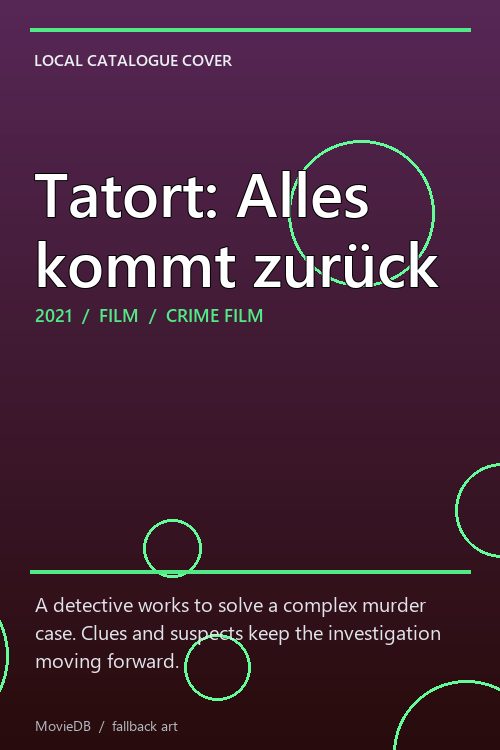 Tatort: Alles kommt zurück poster