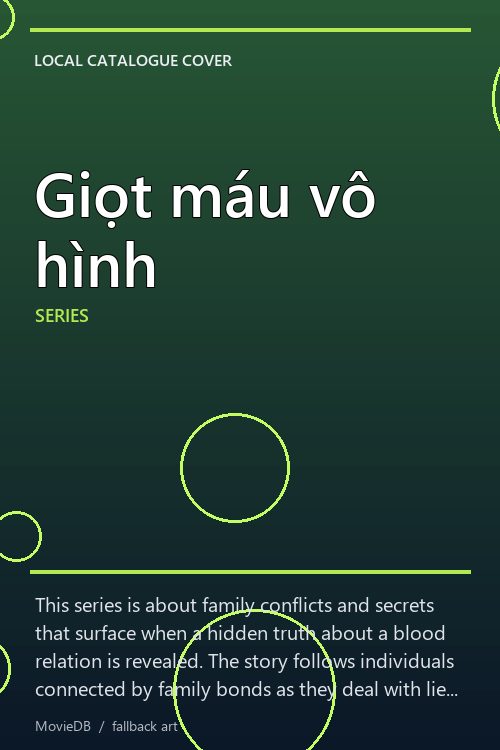 Giọt máu vô hình poster