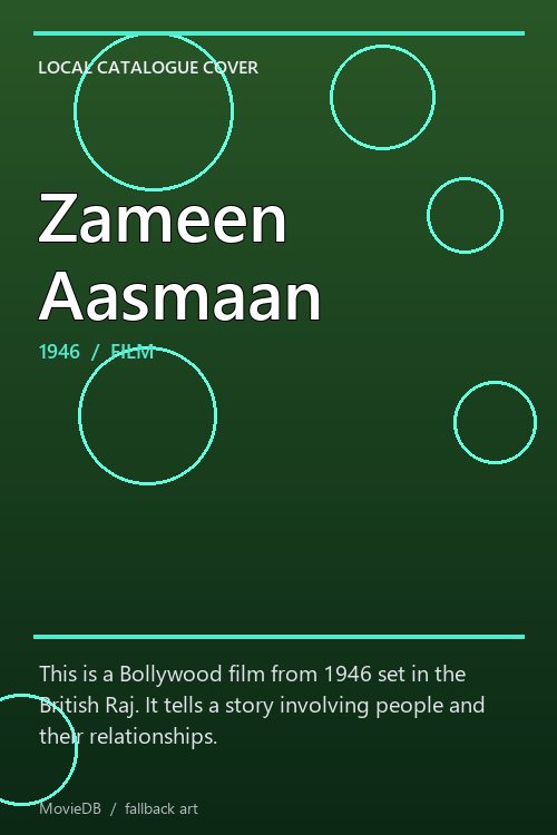Zameen Aasmaan poster