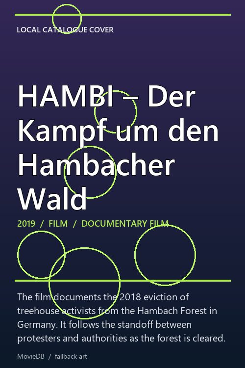 HAMBI – Der Kampf um den Hambacher Wald poster