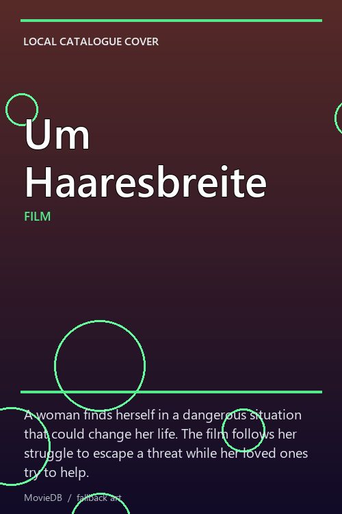 Um Haaresbreite poster