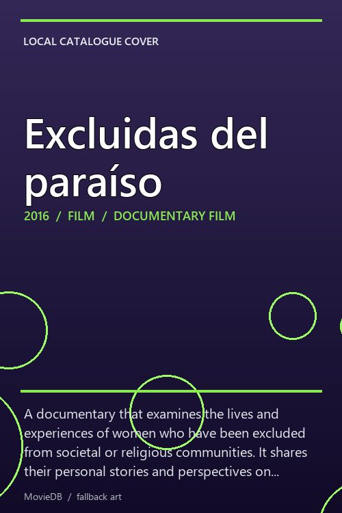 Excluidas del paraíso poster