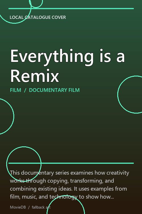 Everything is a Remix poster