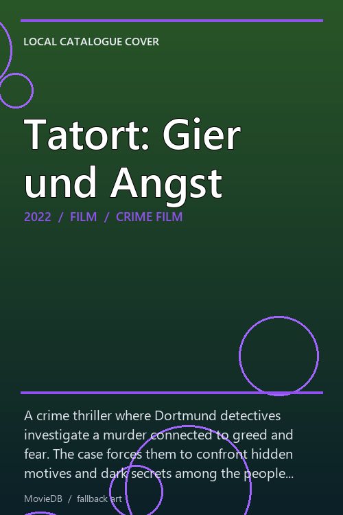 Tatort: Gier und Angst poster