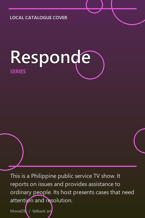 Responde poster