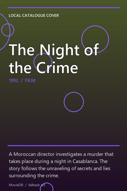 The Night of the Crime poster
