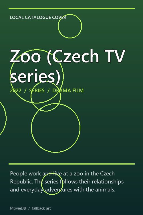Zoo (Czech TV series) poster