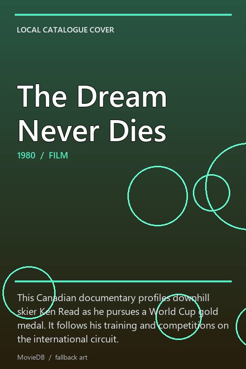 The Dream Never Dies poster