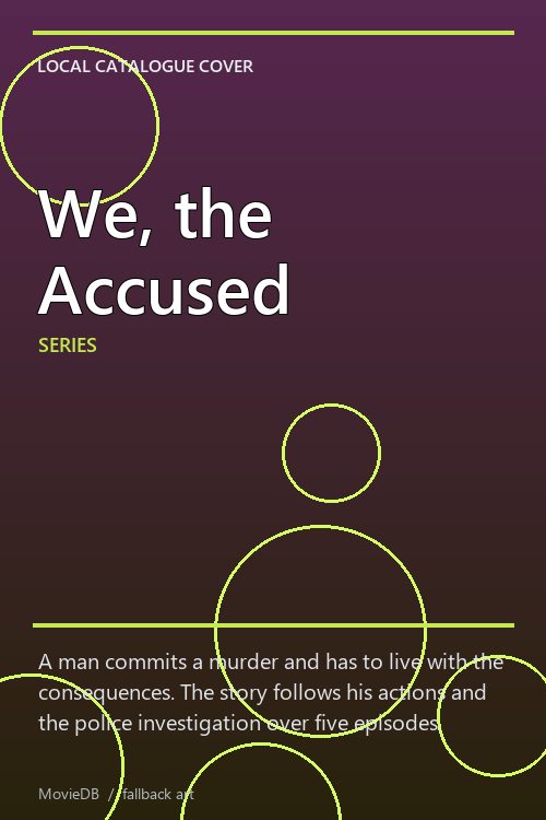 We, the Accused poster