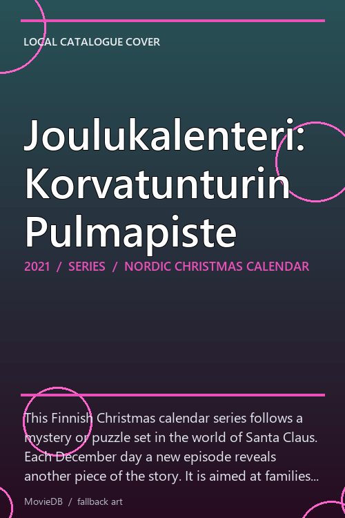 Joulukalenteri: Korvatunturin Pulmapiste poster