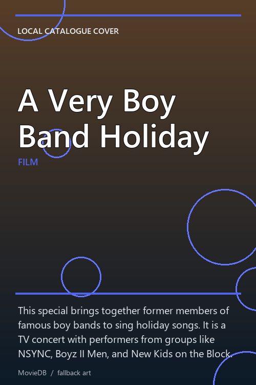 A Very Boy Band Holiday poster