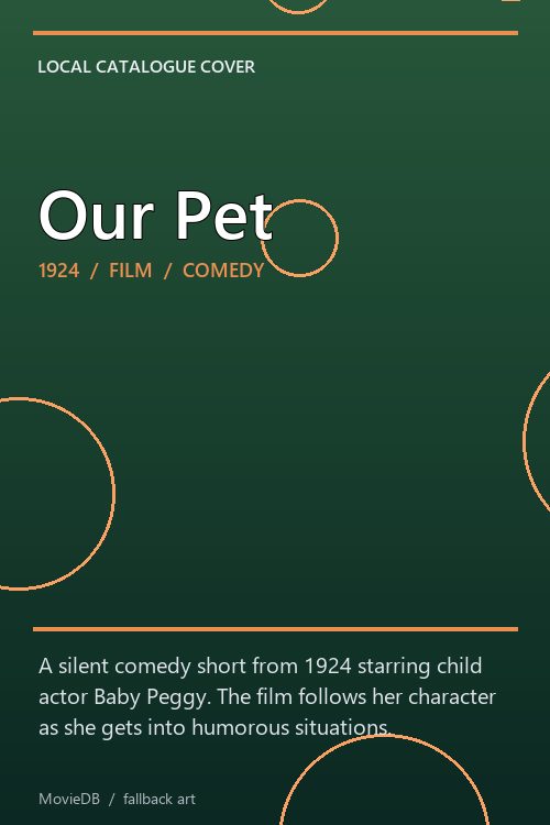 Our Pet poster