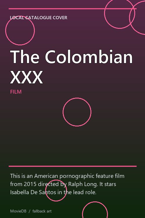 The Colombian XXX poster