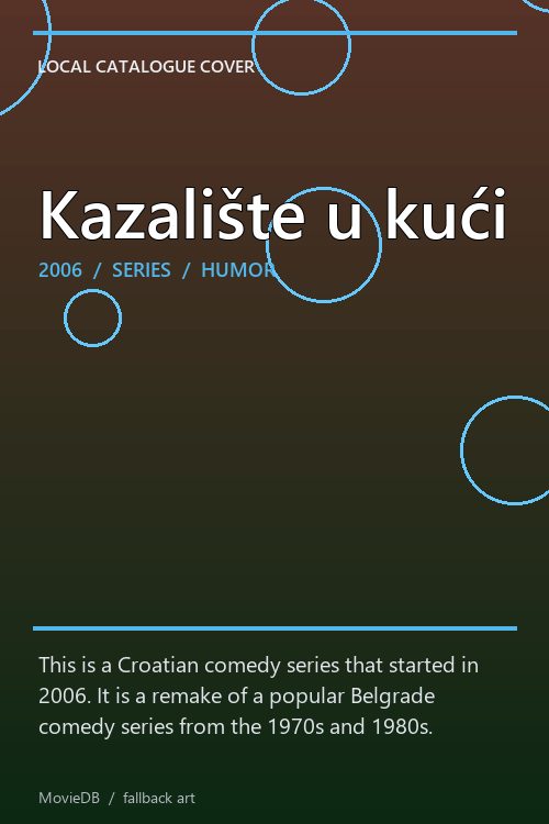 Kazalište u kući poster