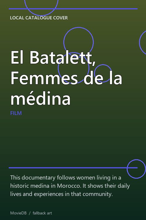 El Batalett, Femmes de la médina poster