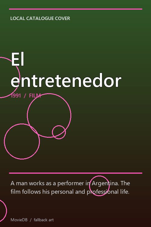 El entretenedor poster