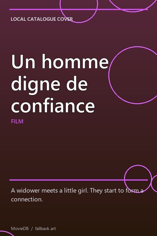 Un homme digne de confiance poster