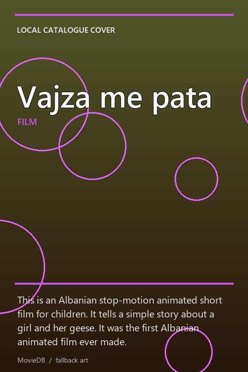 Vajza me pata poster