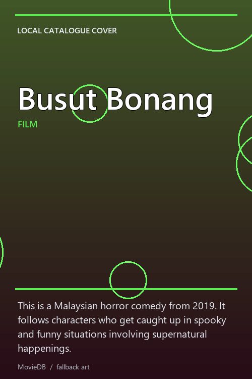 Busut Bonang poster
