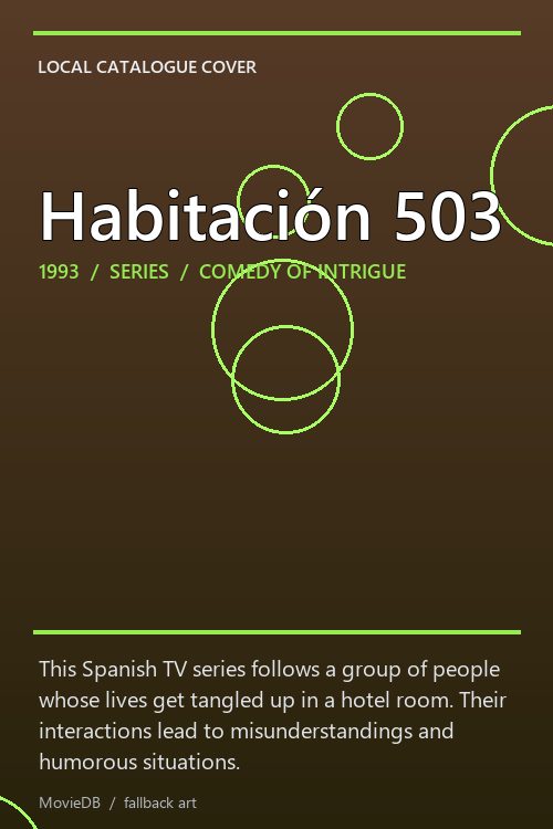 Habitación 503 poster