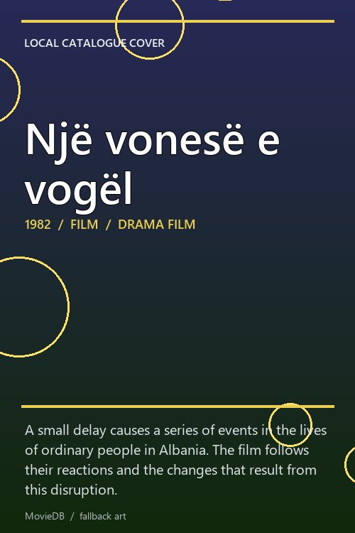 Një vonesë e vogël poster