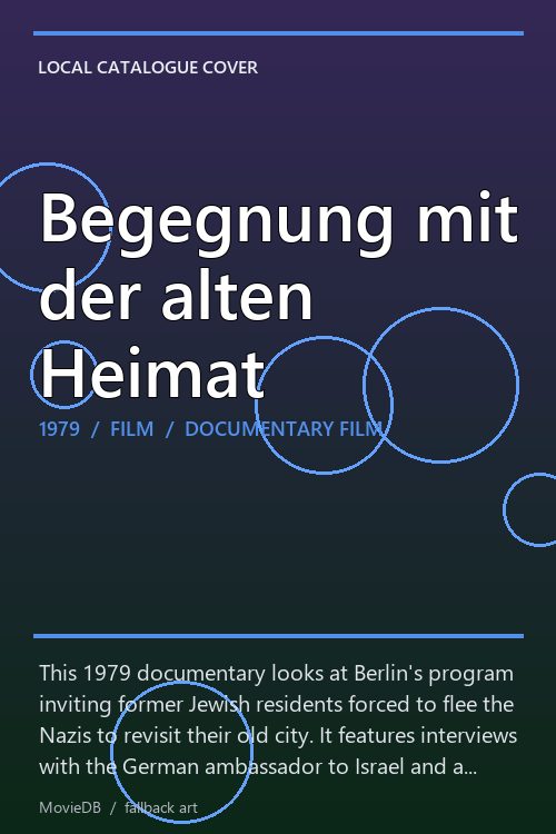 Begegnung mit der alten Heimat poster