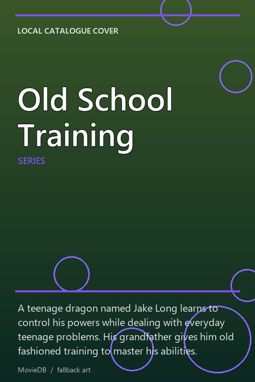 Old School Training poster