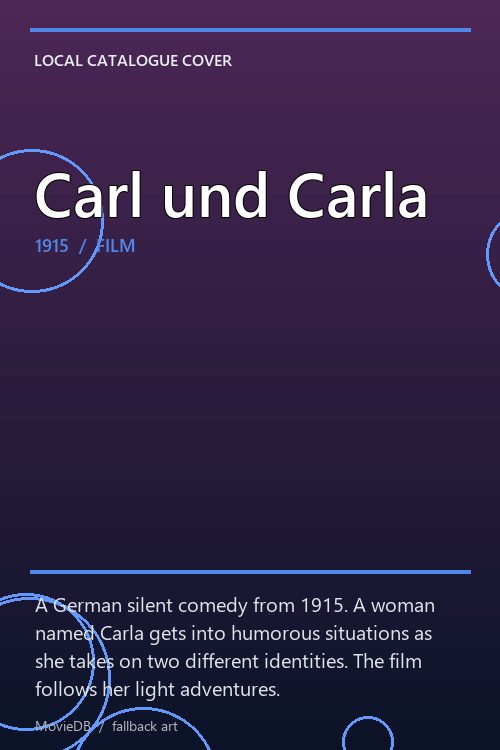 Carl und Carla poster