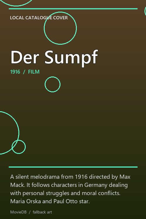 Der Sumpf poster