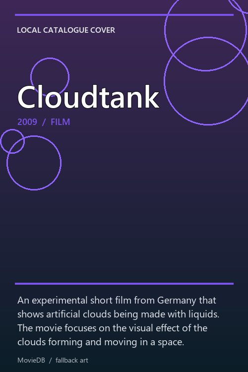 Cloudtank poster