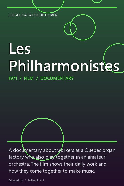 Les Philharmonistes poster