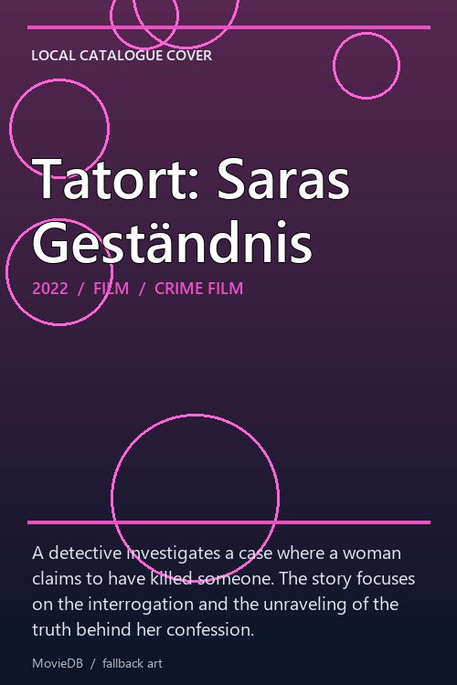Tatort: Saras Geständnis poster