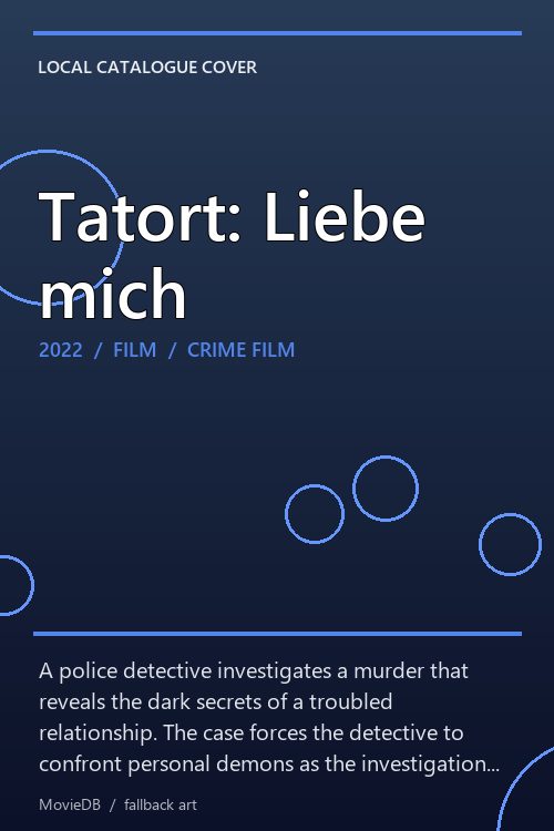 Tatort: Liebe mich poster