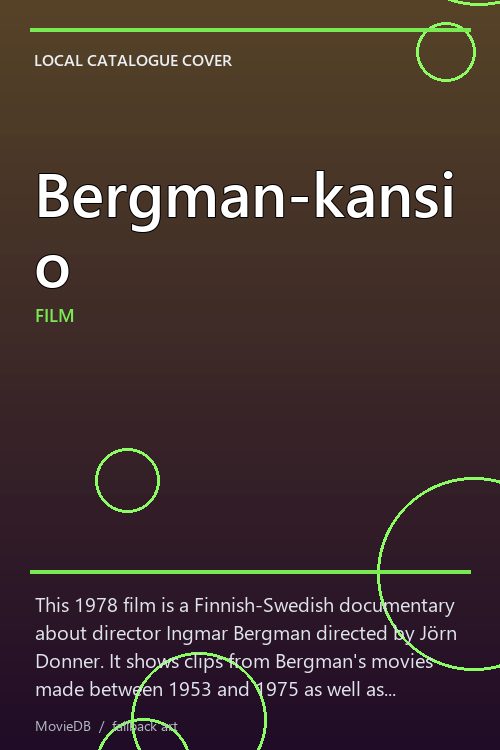 Bergman-kansio poster