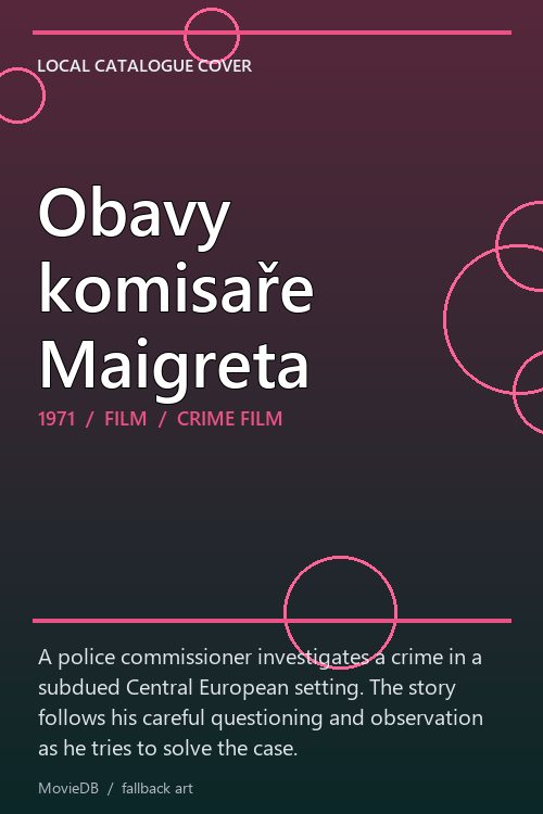 Obavy komisaře Maigreta poster