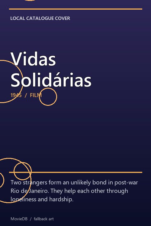 Vidas Solidárias poster