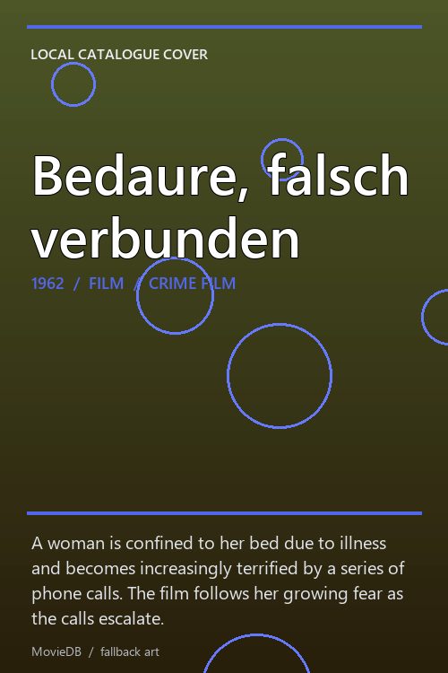 Bedaure, falsch verbunden poster