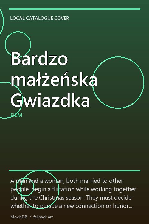 Bardzo małżeńska Gwiazdka poster