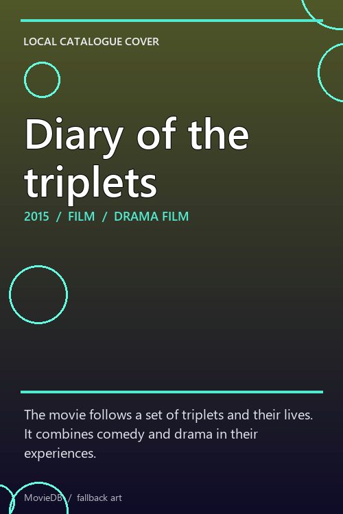 Diary of the triplets poster