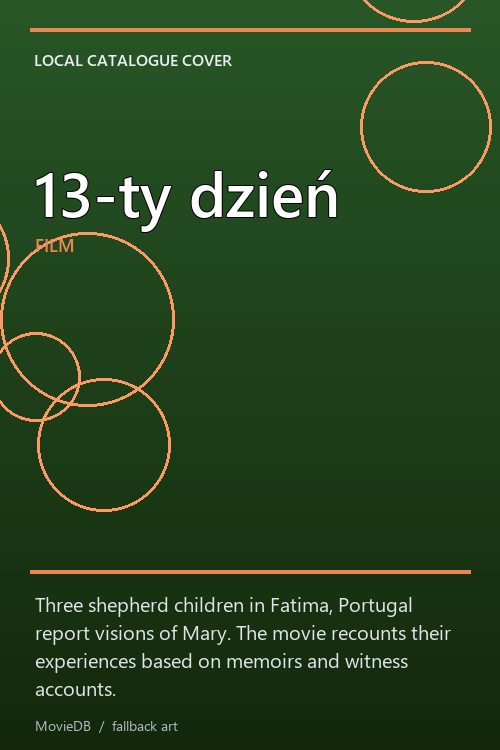 13-ty dzień poster