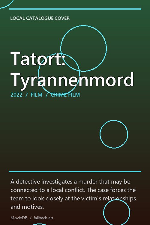 Tatort: Tyrannenmord poster