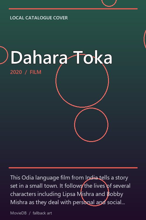 Dahara Toka poster