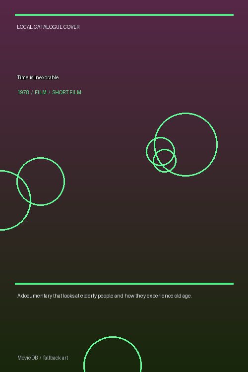 Time is inexorable poster