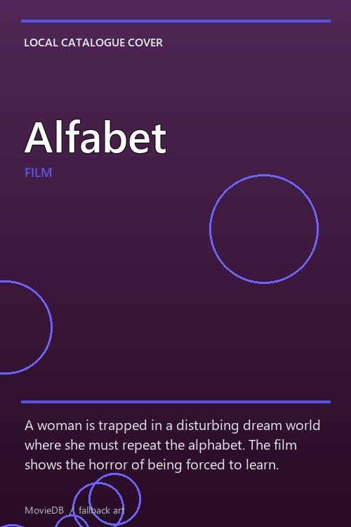 Alfabet poster