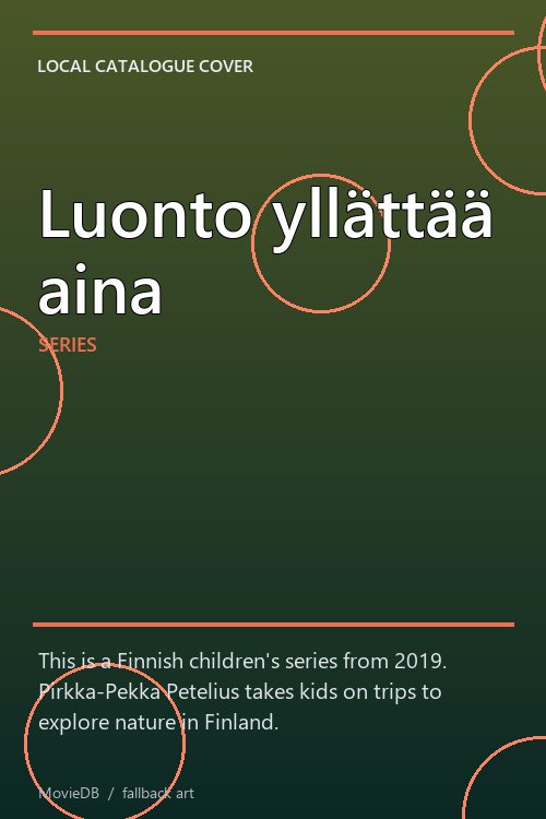 Luonto yllättää aina poster