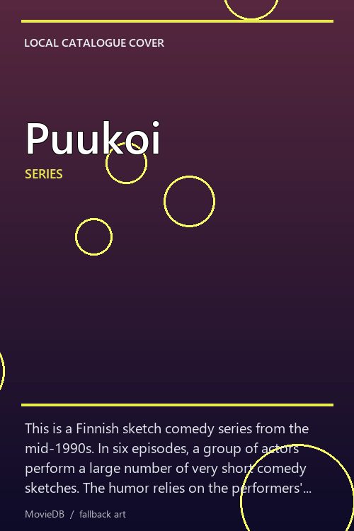 Puukoi poster