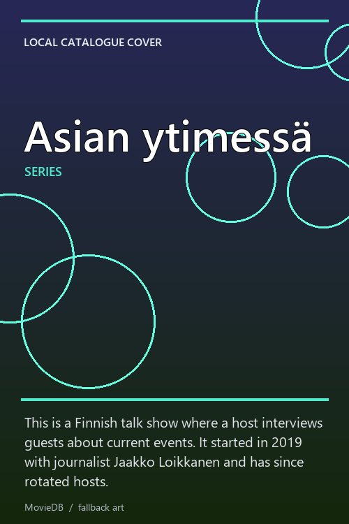 Asian ytimessä poster