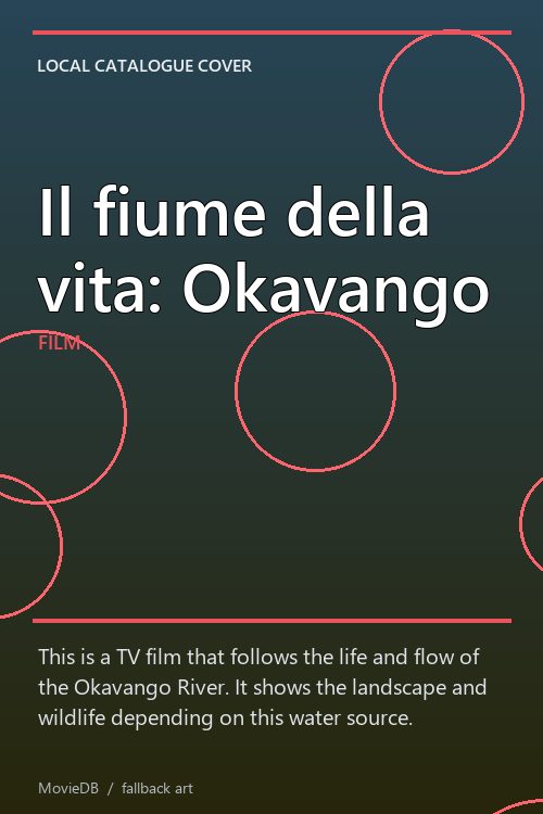 Il fiume della vita: Okavango poster