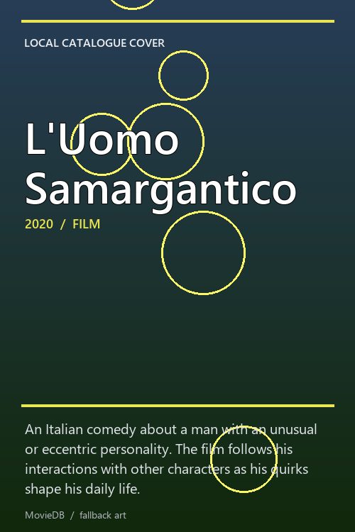 L'Uomo Samargantico poster