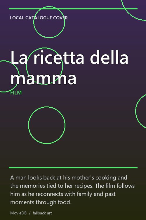 La ricetta della mamma poster